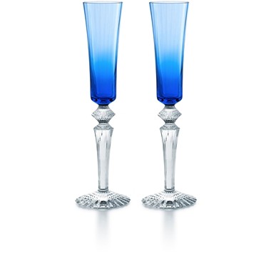 Coppia fluttissimo cristallo blu