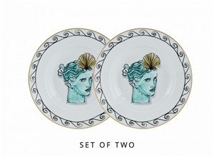 The Journey of Neptune set 2 soup plates